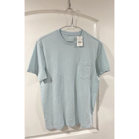 J.Crew Men’s Slim Fit Pocket Tee Size Small Blue Washed Cotton T-Shirt NWT - Picture 9 of 9